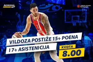 AdmiralBet specijal na Zvezdu - señor Vildoza na kvotu 8?